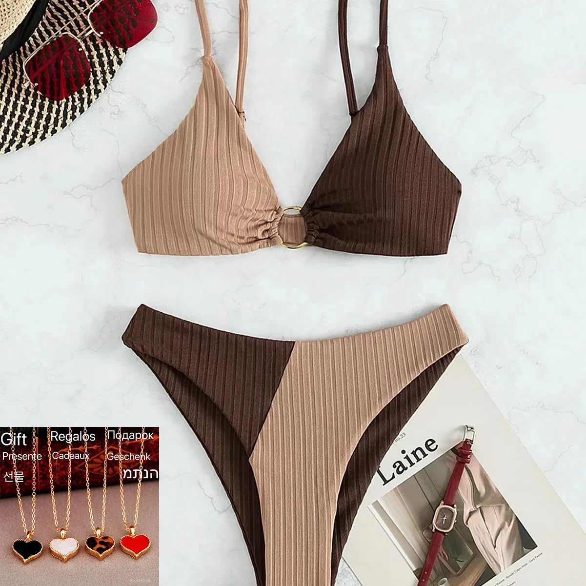 Sunbeam Kiss Bikini Set