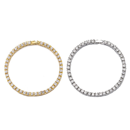 Crystal Rhinestone Tennis Necklace