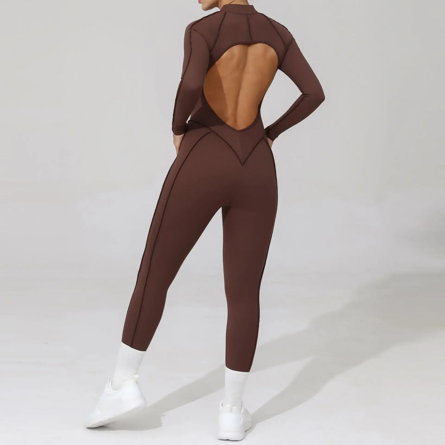 Dare2Luzz Sırtı Açık Uzun Spor Tulum