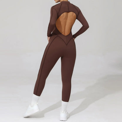 Dare2Luzz Sırtı Açık Uzun Spor Tulum