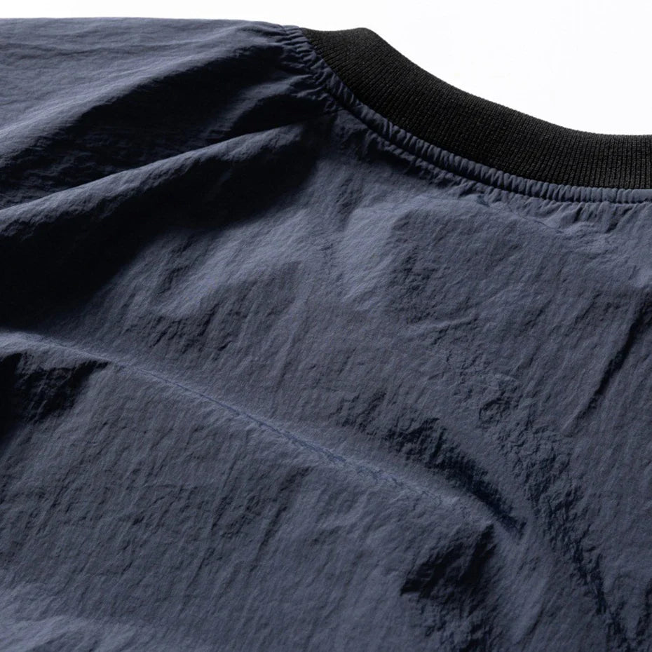 AIMATARGET Color Block Long Sleeve Over Jacket