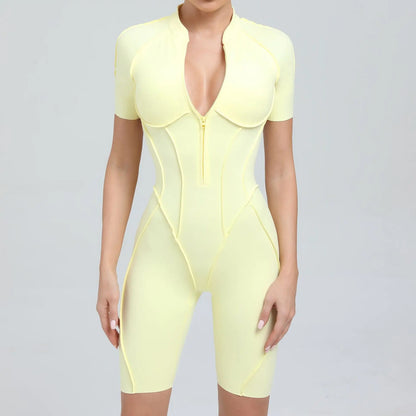 Dare2Luzz Dikişsiz Kısa Spor Tulum