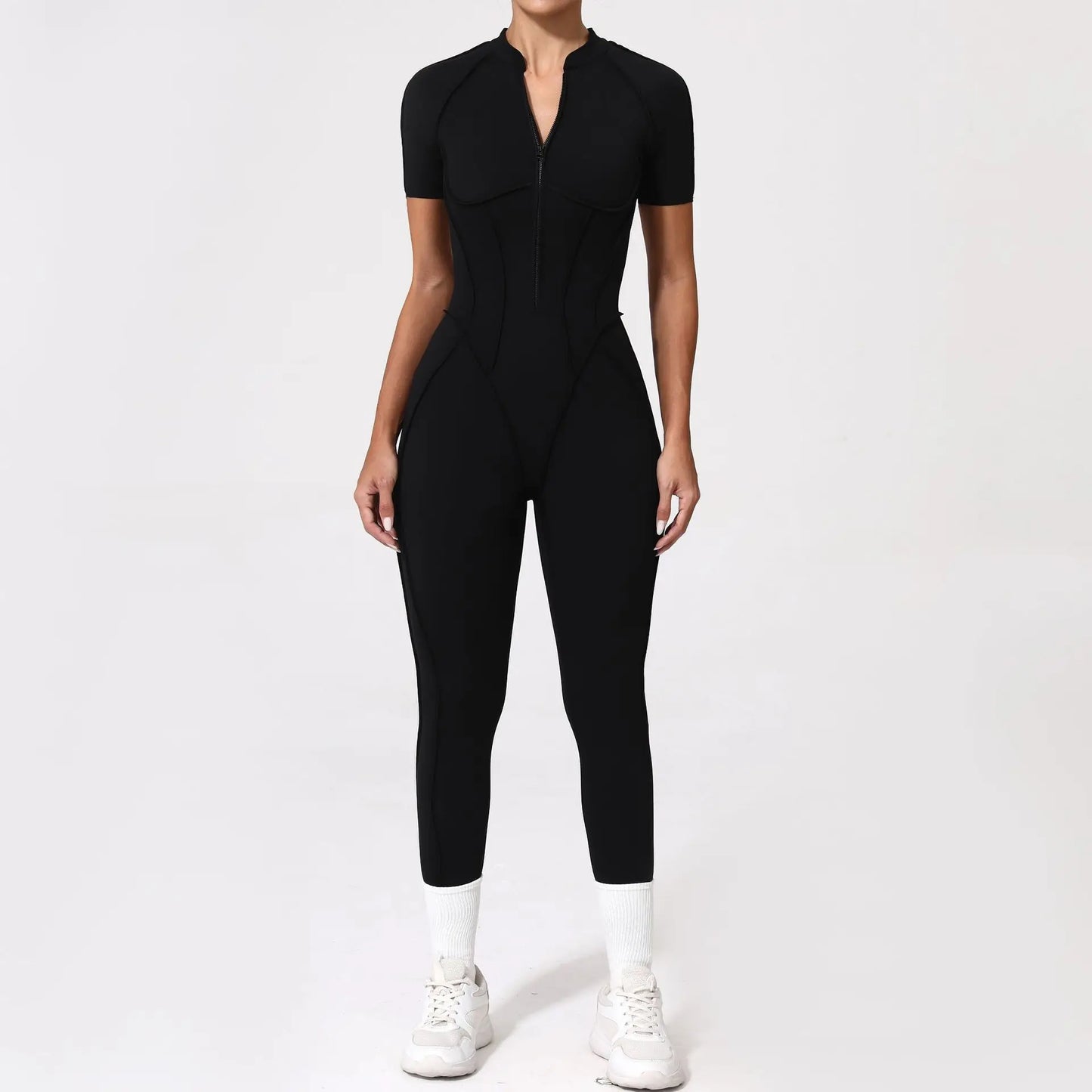 Dare2Luzz Dikişsiz Kısa Spor Tulum