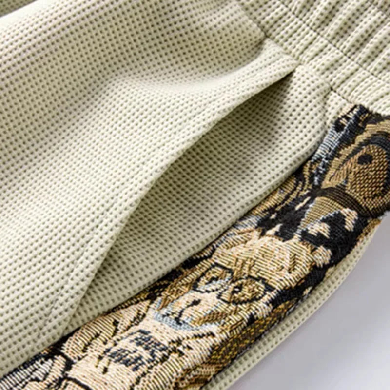 Bear Embroidery Shorts