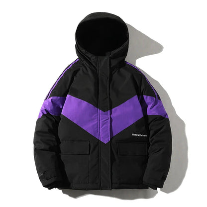 Color-Block Puffer Jacket