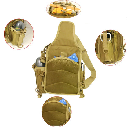 Multi Buckles Style Crossbody Bag