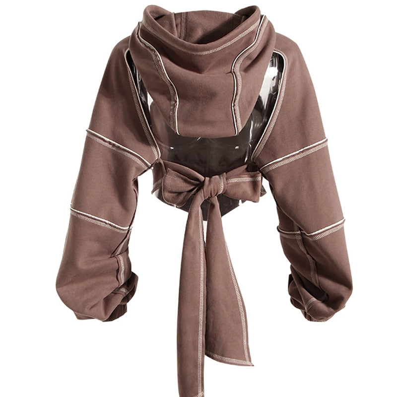 Diana Cropped Pullover Hoodie