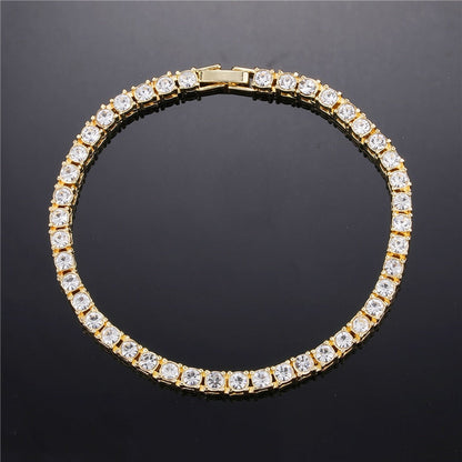 Crystal Rhinestone Tennis Necklace