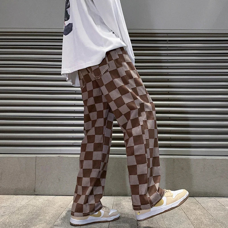 Checkered Denim