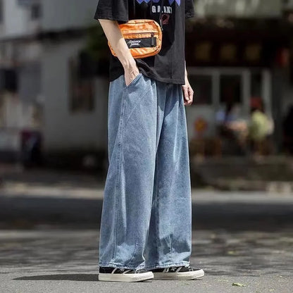 Straight Cut Baggy Jeans