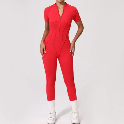 Dare2Luzz Dikişsiz Kısa Spor Tulum