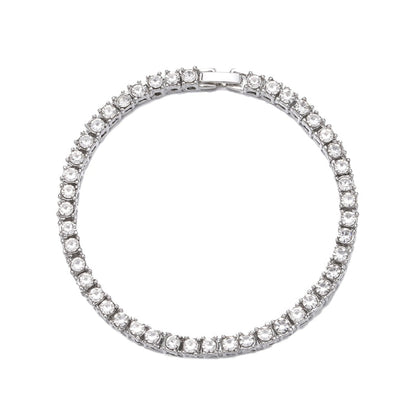 Crystal Rhinestone Tennis Necklace