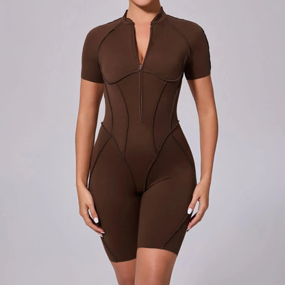 Dare2Luzz Dikişsiz Kısa Spor Tulum