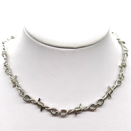 Y2K Punk Wire Necklace & Bracelet