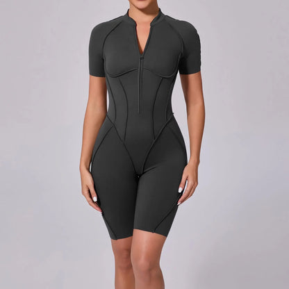 Dare2Luzz Dikişsiz Kısa Spor Tulum