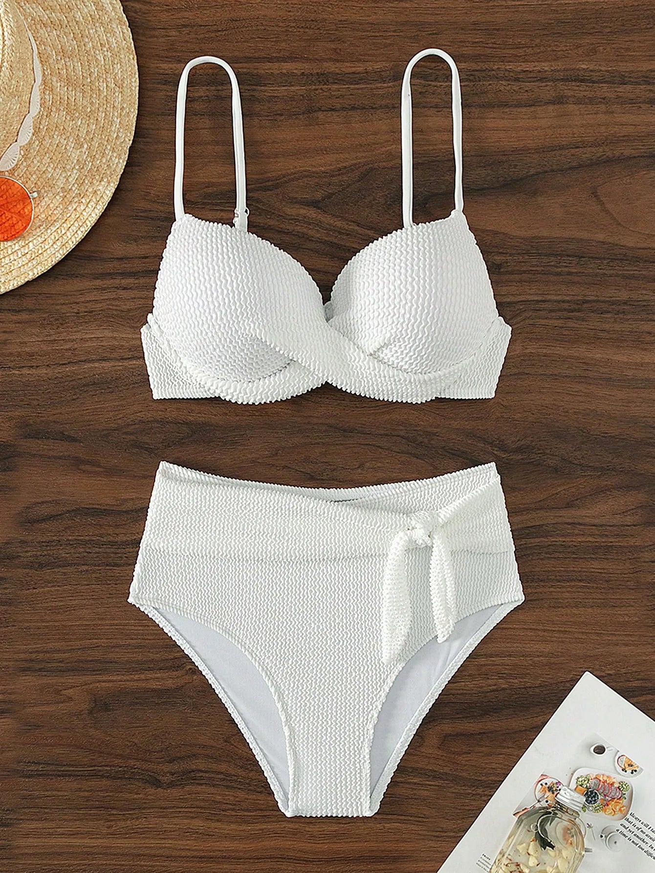 Malibu Muse Beyaz Bikini Set