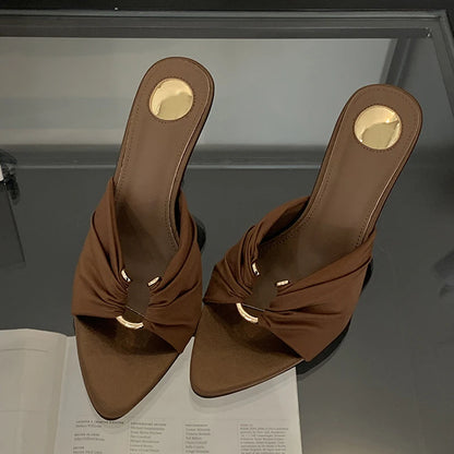 Crowned Illusion Topuklu Terlik