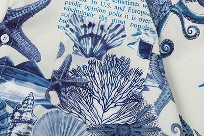 Marine Life Underwater World Short Sleeve Shirt