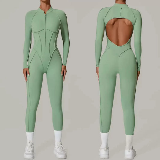 Dare2Luzz Sırtı Açık Uzun Spor Tulum