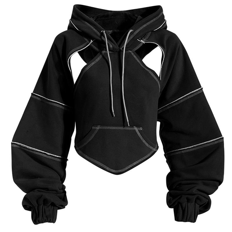 Diana Cropped Pullover Hoodie