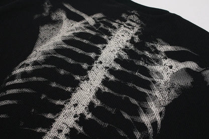 Skeleton B-Heart Graphic Sweatshirt