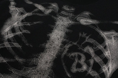 Skeleton B-Heart Graphic Sweatshirt
