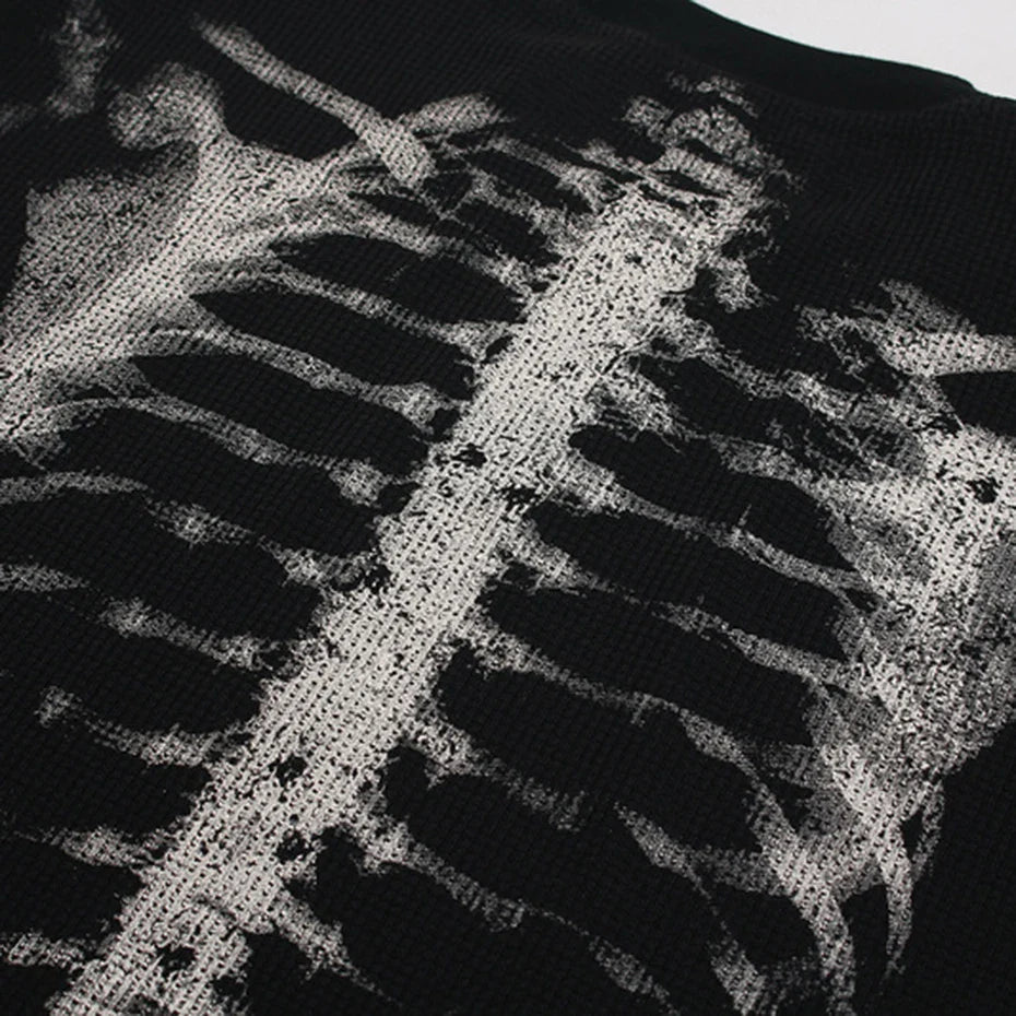 Skeleton B-Heart Graphic Sweatshirt