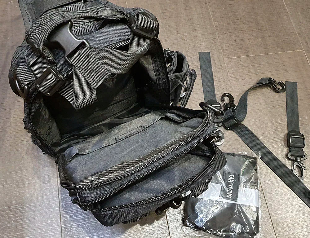 Multi Buckles Style Crossbody Bag