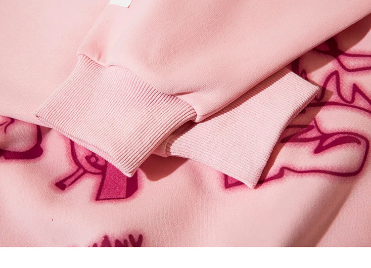 We V Cartoon Sketch Hoodie