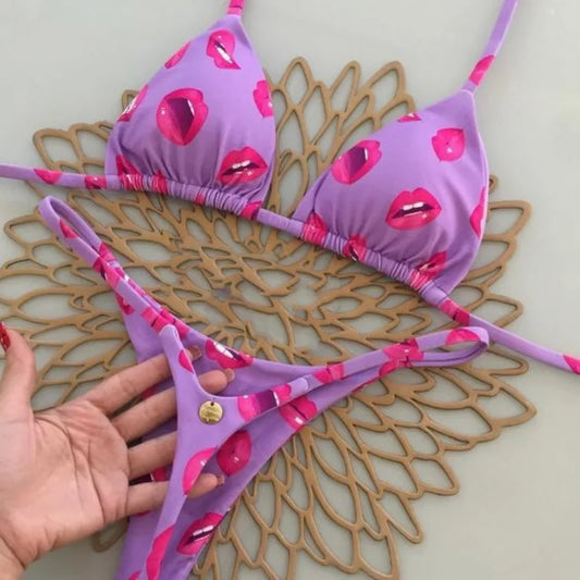 Neon Oasis İki Parça Brezilya Model Bikini