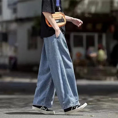 Straight Cut Baggy Jeans