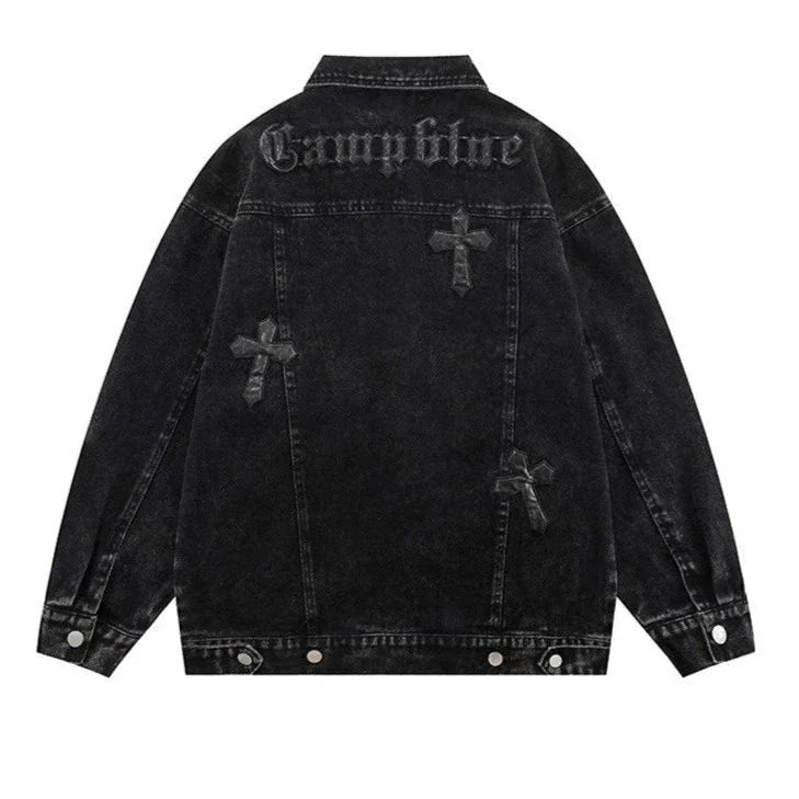 Cross Denim Jacket