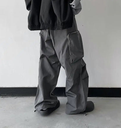 Large Knee Pocket Baggy Pants