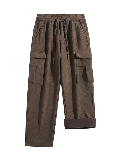 Corduroy Fleece Lined Sweatpants