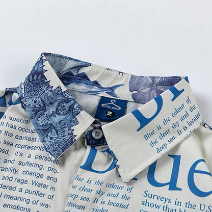 Marine Life Underwater World Short Sleeve Shirt