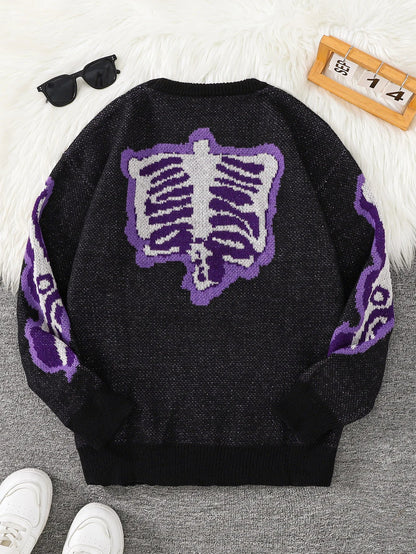 Pyro Skeleton Pullover Sweater
