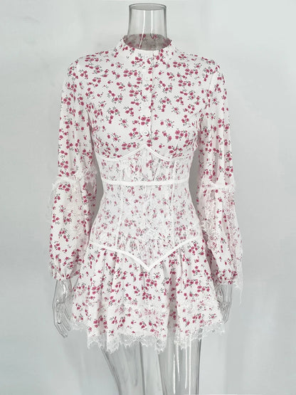 Sarah Quinn Rufle Mini Elbise