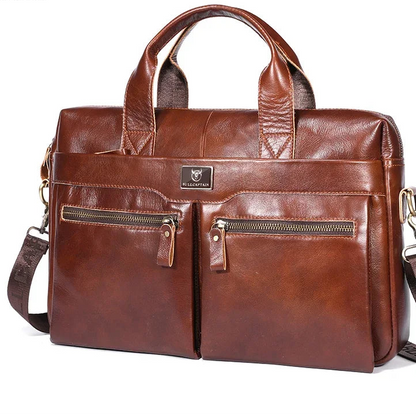 Luzz Leather 14 Inch Laptop Handbag