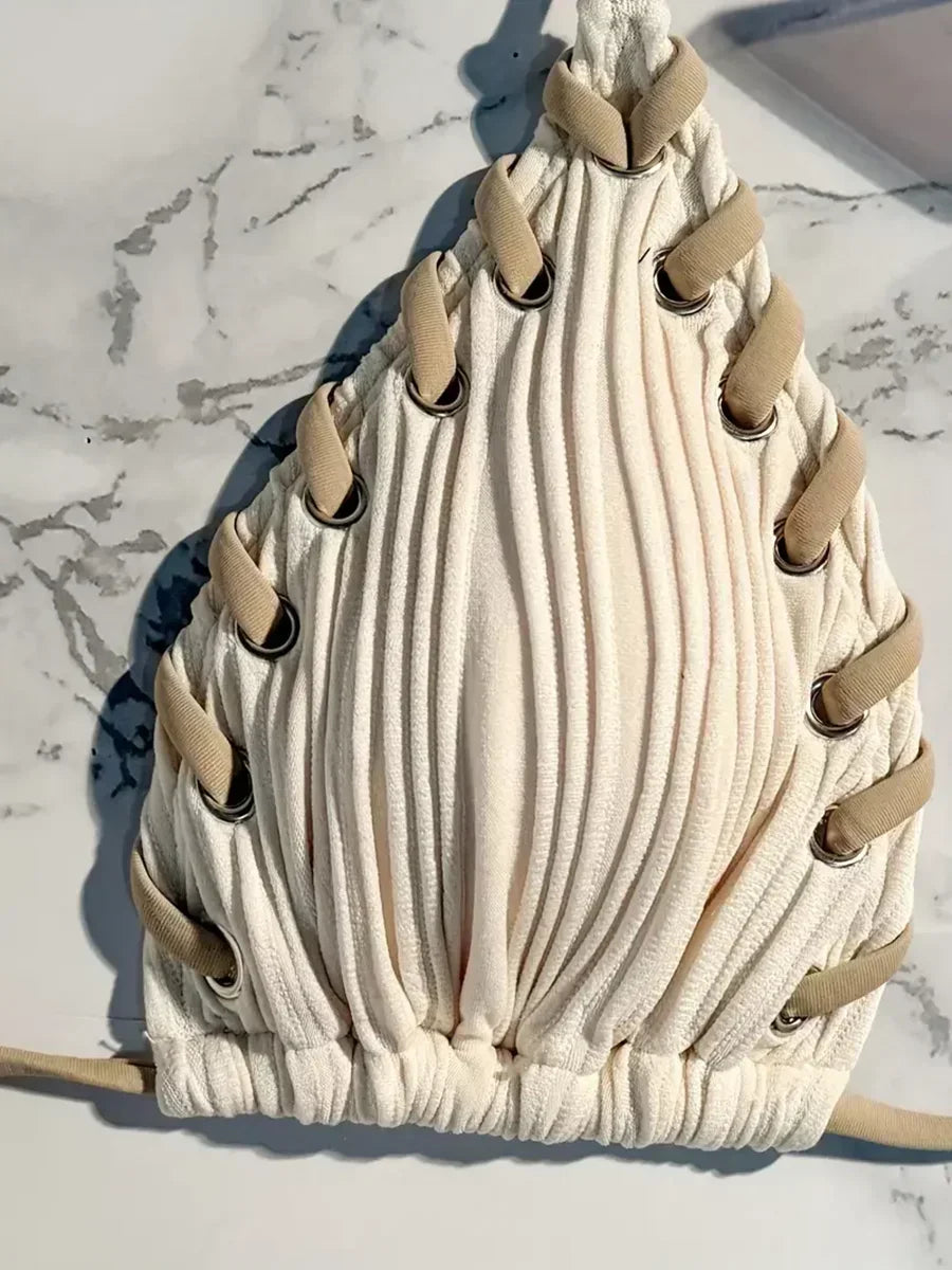 Coconut Sunset Brazilian Bikini Set