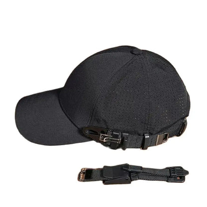 Plain Black Adjustable Cap