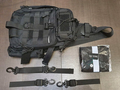 Multi Buckles Style Crossbody Bag