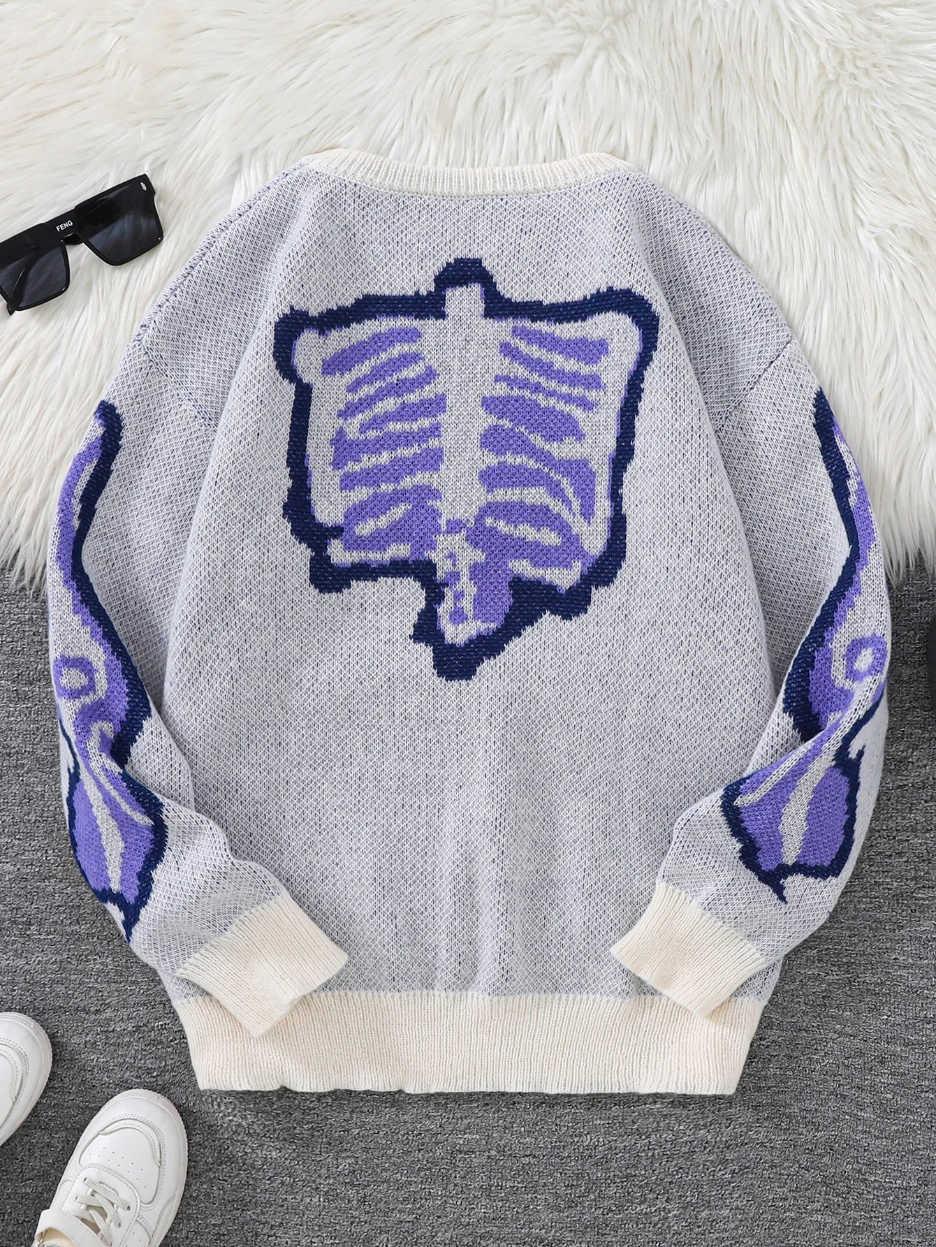 Pyro Skeleton Pullover Sweater