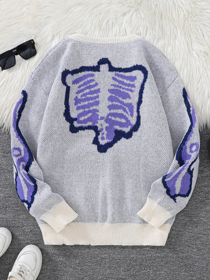 Pyro Skeleton Pullover Sweater