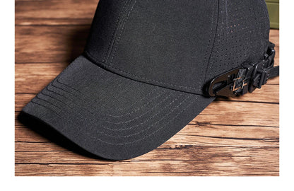 Plain Black Adjustable Cap