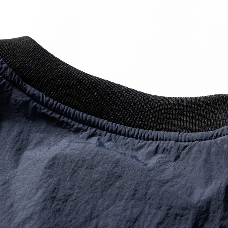 AIMATARGET Color Block Long Sleeve Over Jacket