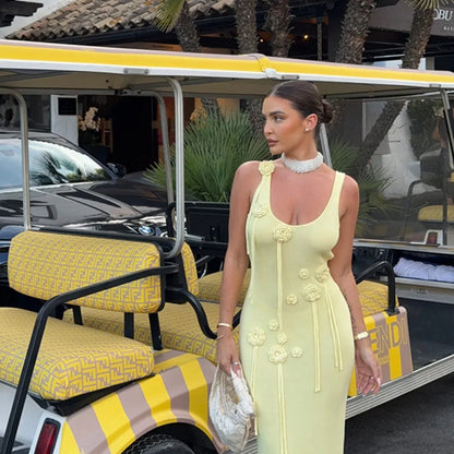 Rebelle Fleur Çiçekli Plaj Elbisesi