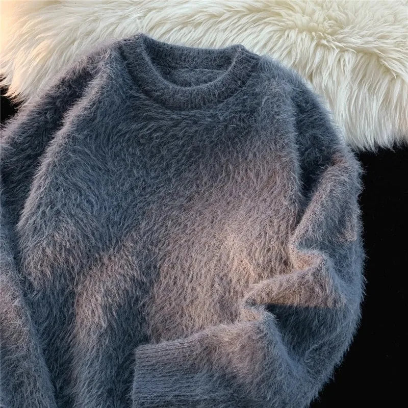 Warm Knit Sweater Men And Women