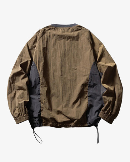 AIMATARGET Color Block Long Sleeve Over Jacket