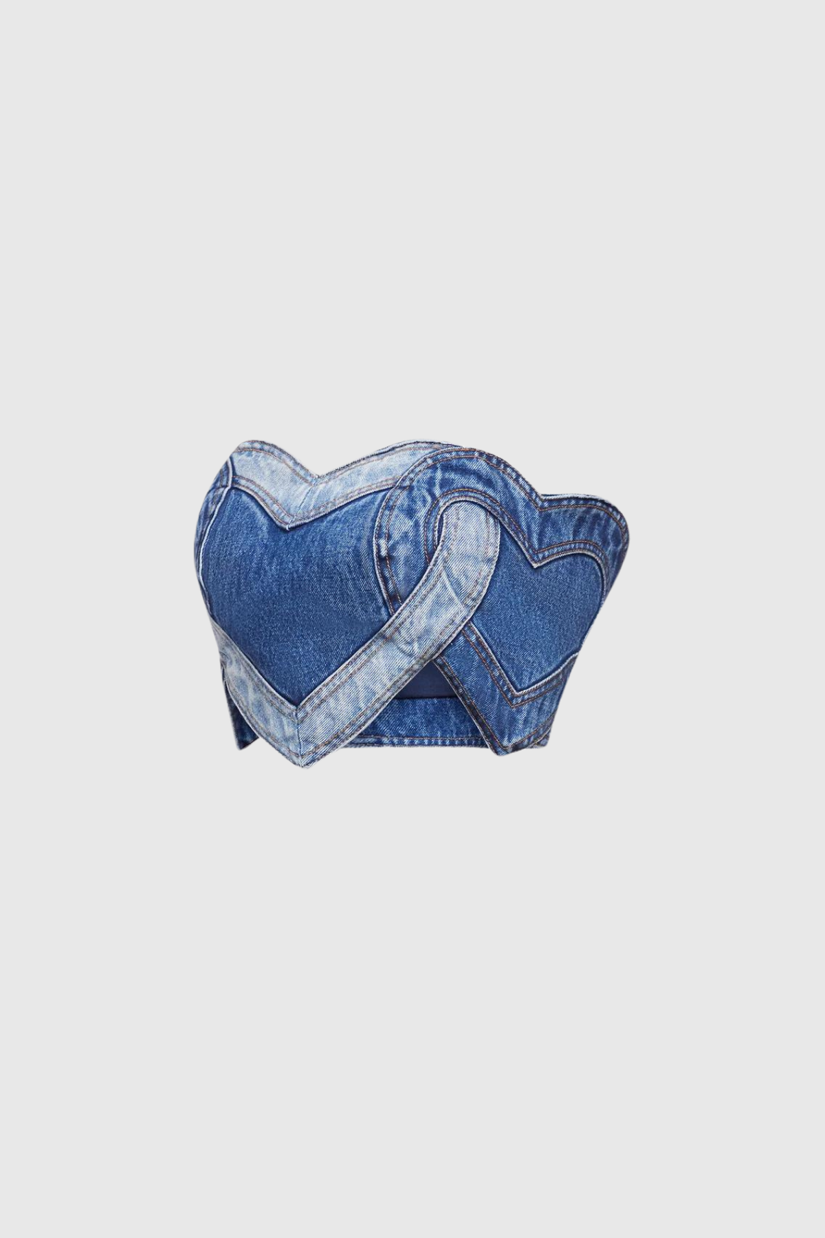 Samuel Love Cross Denim Kısa Üst