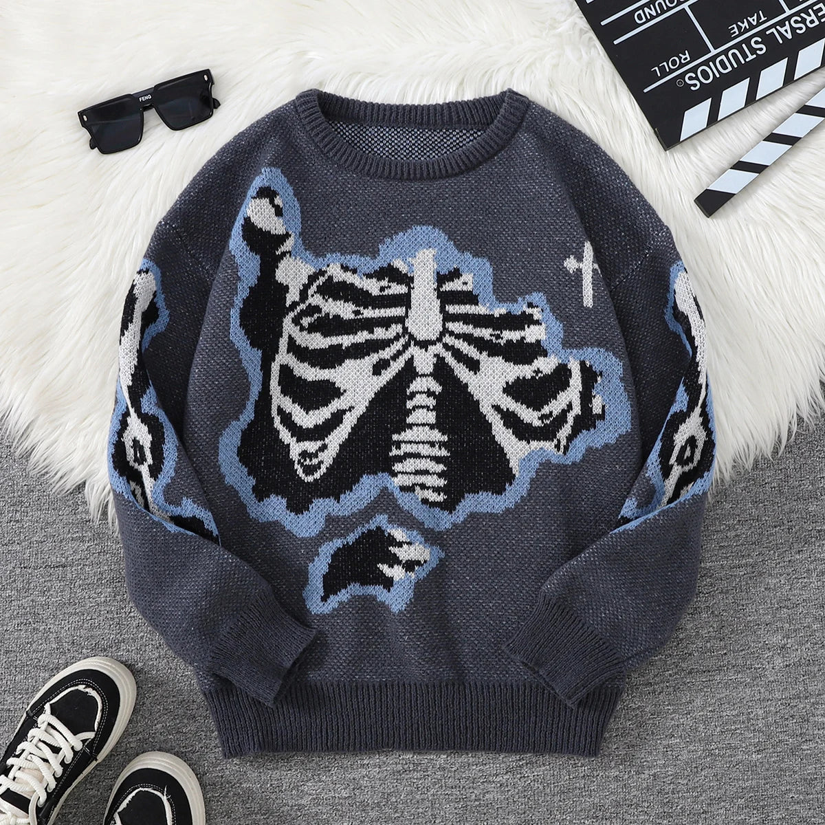 Pyro Skeleton Pullover Sweater